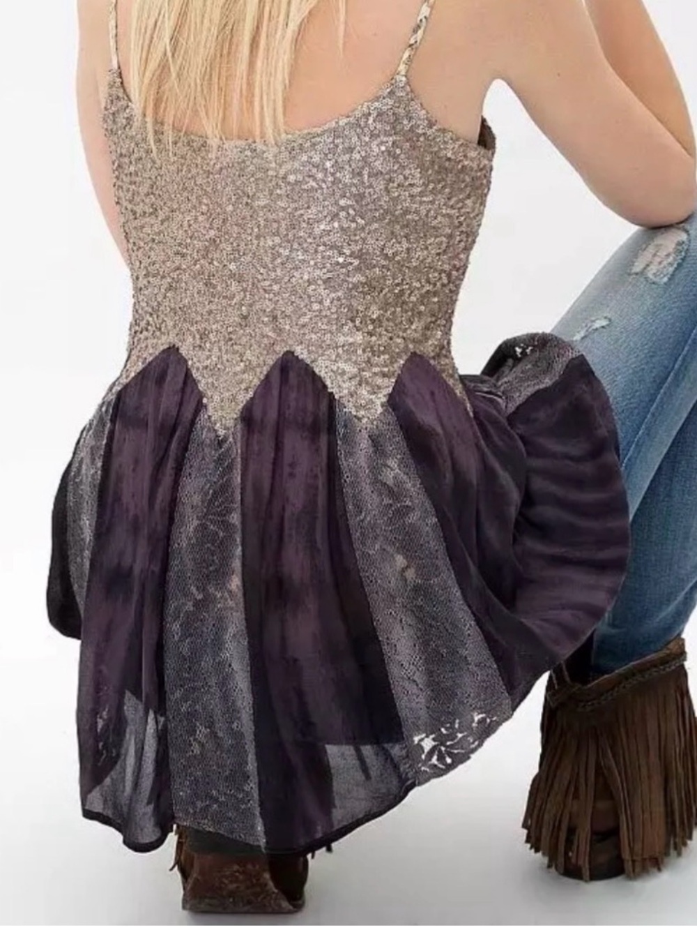 BKE - Gimmick Sequin Tank Top - Picture 6 of 6